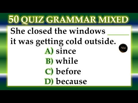 50 Mixed Eng Grammar Test | Verbs in English Grammar | English Grammar Verbs | No.1 Quality English