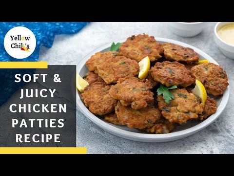 Soft & Juicy Homemade Chicken Patties Recipe