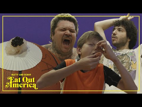 World’s First Game Of Sushi Basketball With Mason Ramsey | Matty and Benny Eat Out America | EP 3