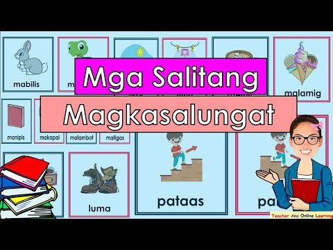 Mga Salitang Magkasalungat ll Teacher Ana Online Learning