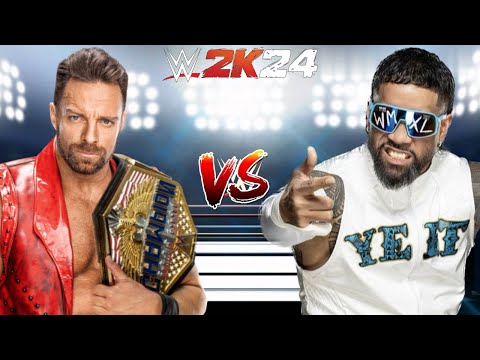 WWE 2K24 LA KNIGHT VS. JEY USO FOR THE WWE UNITED STATES CHAMPIONSHIP BELT!