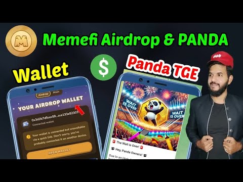 Memefi Airdrop new updates｜ Panda Airdrop New updates｜ W-Coins claim ｜ Memefi Sui network wallet