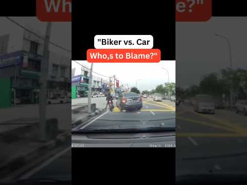 "Biker vs. Car: Who’s really to blame? The Woodman dash cam has all the answers!" #WoodmanWitness