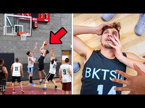 I Got STITCHES in my first Official Basketball Game *INJURY WARNING*