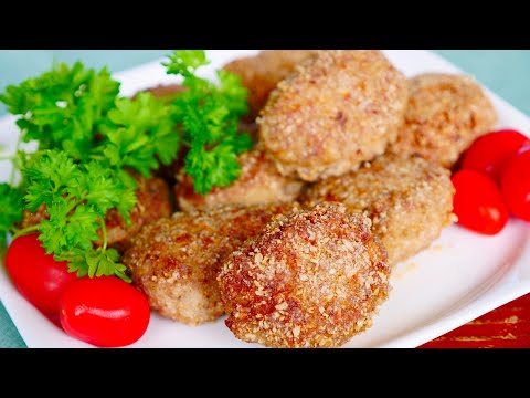 Homemade Cutlets in a Pan.