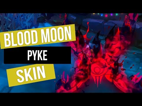 Pyke: Blood Moon | Skin Spotlight • League Of Legends