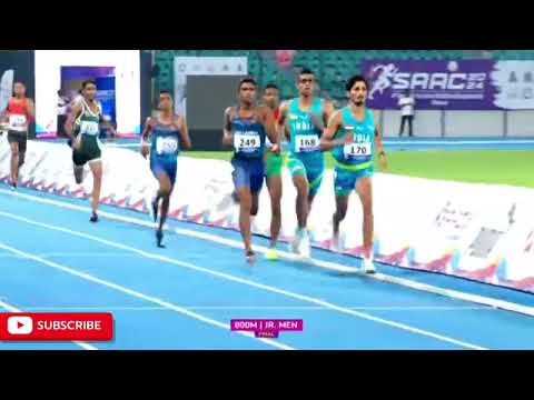 4th South Asian Junior Athletics Championship MEN'S 800M FINAL #youtube @akashSharma75978