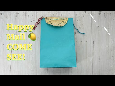 Sweetest Happy Mail Share - (as promised to show in previous tutorial video😉)