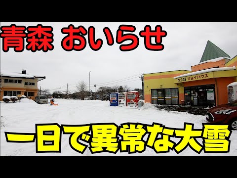 【青森県おいらせ町】 自由の女神からイオンモール下田まで 記録的大雪の日の散策 【三沢と八戸のベッドタウン】