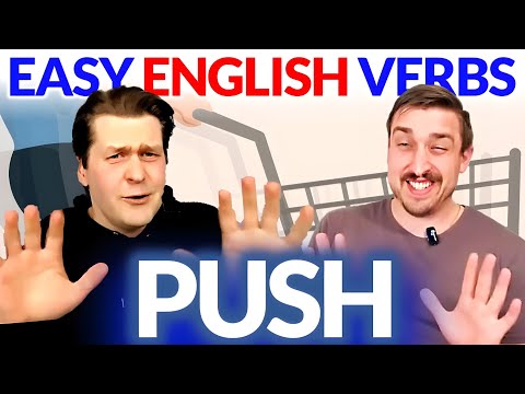 PUSH 🛒 Learn English Verbs | English Comprehensible Input Easy Beginner Lesson | Natural Approach