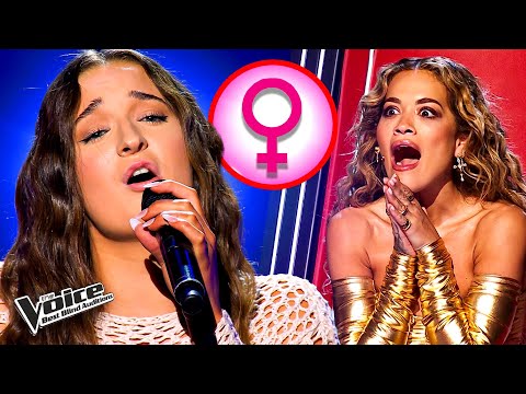 The most exceptional FEMALE VOICES on The Voice