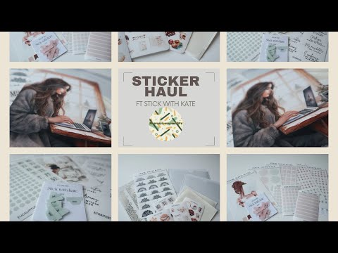 Sticker planner haul ft Stick with Kate -October 2024