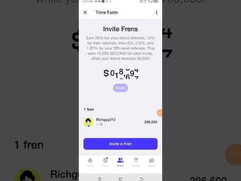 TimeFarm airdrop on Telegram link and how to mine it!