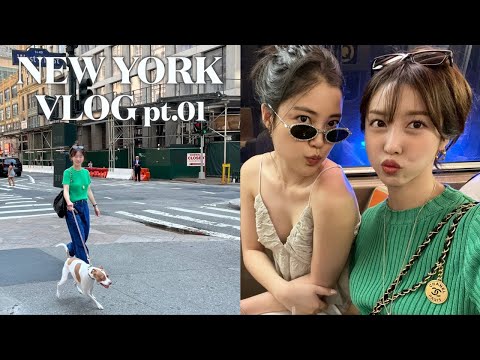 NY VLOG Reunited with Michelle 💚 New York restaurants, Central Park with locals, nightlife ft. COCO