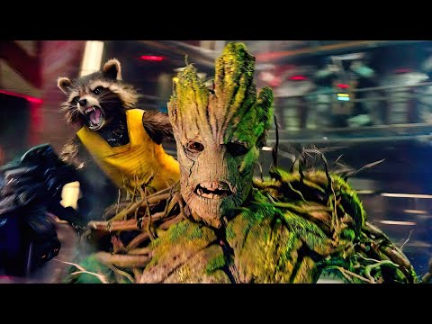 Prison Break Scene - Rocket Raccoon "Oh Yeah!" - Guardians of the Galaxy (2014) Movie Clip