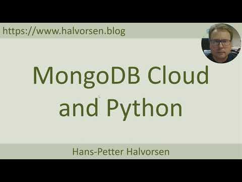 MongoDB Cloud and Python