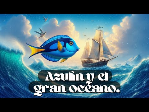 Azulín y el Gran Océano El Viaje de un Pez Cirujano #cuentosconvalores #cuentosinfantiles #cuentos