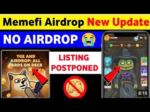 Memefi Update Pospond Listing Date 30 Oct | Memefi Airdrop Fack and scam |#crypto @AizazEngineer