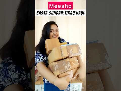 Meesho Sasta Sundar Tikau Haul #shorts #meesho #shortvideo