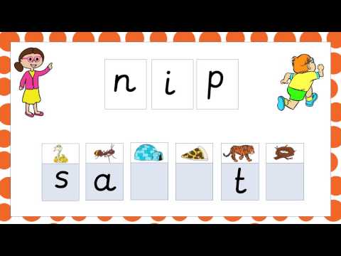 Phonics Phase 2 Words- Blending for Reading