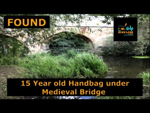 Possible missing person, 15 Year old Handbag and Wallet found in Medieval underwater River Hunt!