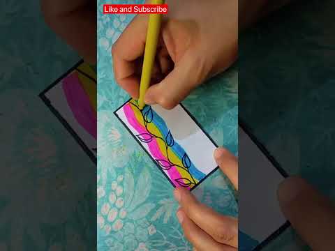 DIY Bookmark | Easy Bookmark | #shorts #youtubetrending #bookmarkideas