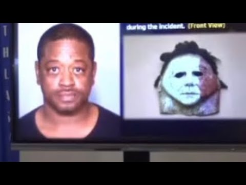 Suspect in #MichaelMyers mask fatally shot by cops #LasVegas  #Crime_News #Reaction #BlackAndBlue