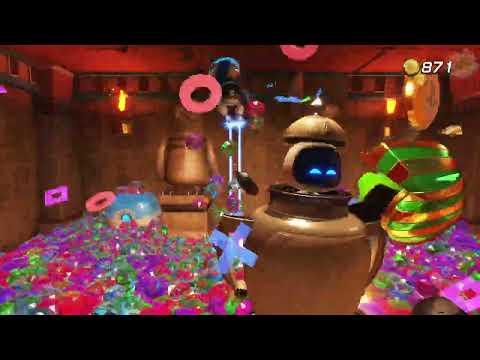 Astro Bot - Hieroglitch Pyramid Gameplay in 4K | Playstation 5