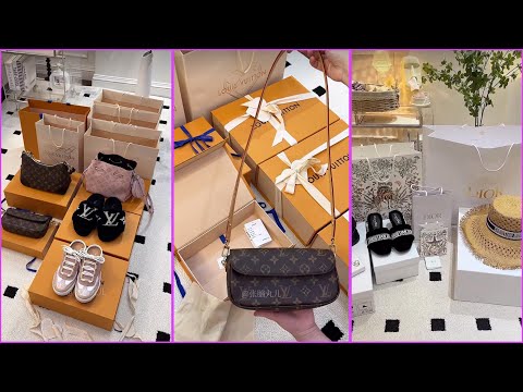 Immersive LOUIS VUITTON & Dior Unboxing🎀 | New Bag, Dress And Skincare Unboxing✨