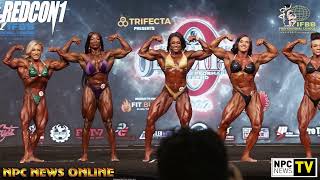 2022 IFBB Pro League Ms. Olympia Friday Prejudging Comparisons 4K Video