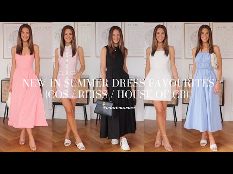 NEW IN SUMMER DRESS FAVOURITES (COS / REISS / HOUSE OF CB)