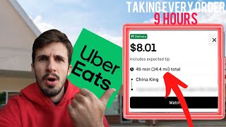 Taking Every Uber Eats Order For 9 Hours Straight…