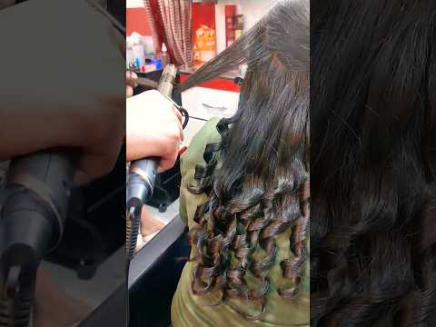 #trending party hairstyle #curls / DiyA Makeover #shorts #hairstyle