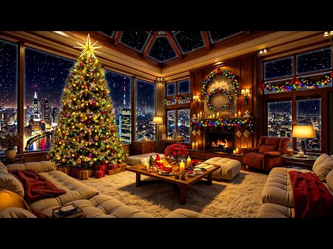 Christmas Jazz 2025 🎅 Cozy Luxury Apartment with Elegant Jazz Saxophone for Relax 🎄 Christmas Vibes