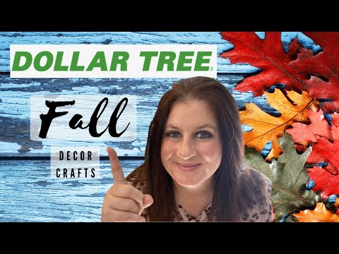 Transform your home with BEAUTIFUL FALL DIY Crafts from Dollar Tree