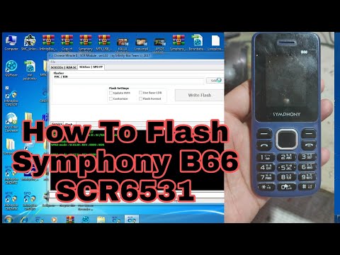 How To Flash Symphony B66 ( Scr6531E ) CM2 Dongle without password file