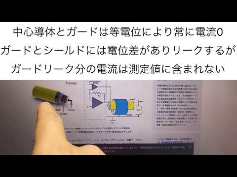 トライアキシャルケーブルで微小電流測定が出来る仕組み