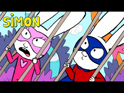 Escape the Wolf’s Trap! 🐰🐺🚀 | Simon | Full episodes Compilation 1hr1 S4 | Cartoons for Kids