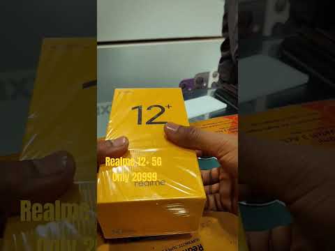 #realme 12+ 5G primium vagan leather back panel amoled display SONY LYT 600 Ols camera #unboxing