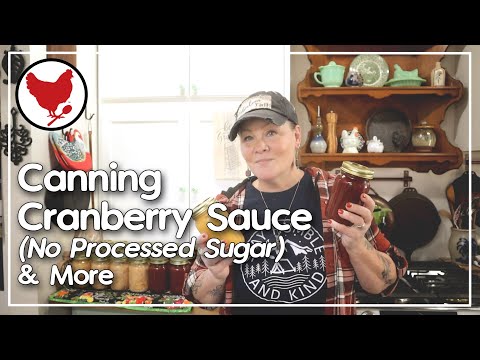 Filling the Pantry | Canning Cranberry Sauce | Canning Orange Juice | #TheJoyfulPantry