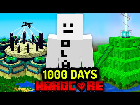 I Spent ANOTHER 1000 Days In Hardcore Minecraft [FULL MOVIE]