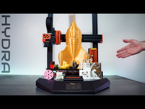 Tevoup Hydra - 3D Printer + Laser - Unbox & Setup