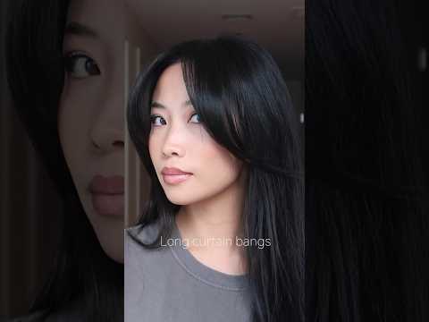 How to cut long curtain bangs. Full video on my channel 🫶🏼