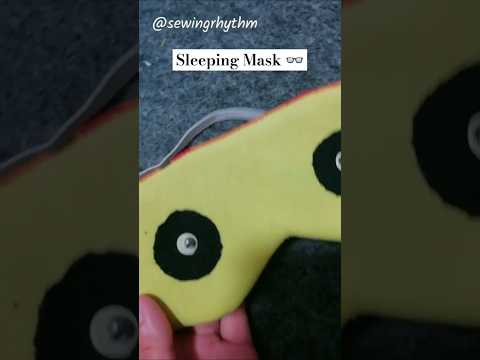 🕶️#sleepmask #sleepingmask #diy#sewingrhythm #handsewing #makeathome #sewing #easytomake #shorts