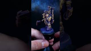 How to paint Warhammer 40000 Orks using drybrushing - Part 1 #warhammer #minipainting #warhammer40k