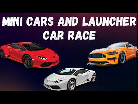 Mini Cars and Launcher with Colorful Cars! Watch the Ultimate Car Launcher in Action