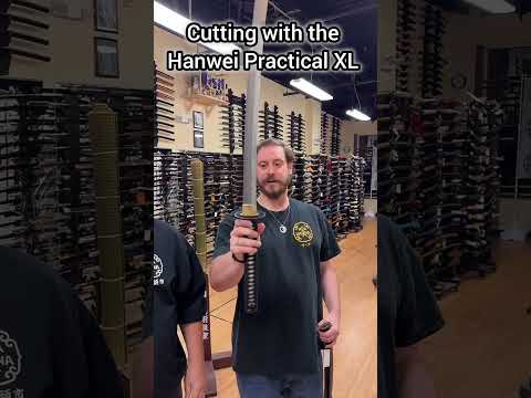 cutting with the Hanwei Practical XL #katana