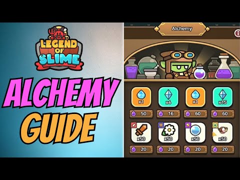 ALCHEMY GUIDE - Crafting, Store & Packages - Legend of Slime: Idle RPG