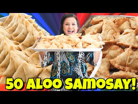 Humare Ghar Aane Wali Dawath ke Liye Maine Banaye Professional Style ke 50 Aloo Samosay Recipe - RKK