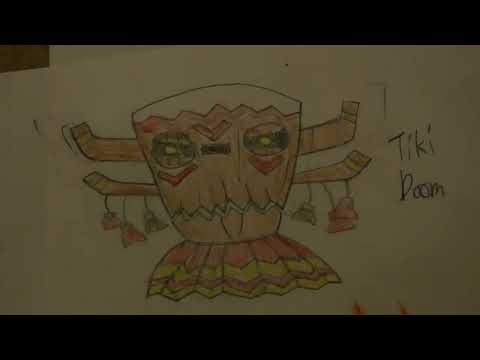 Dkcr all tiki enemies (bosses not included)